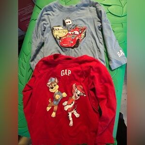 GAP Baby Red Crew Neck Top